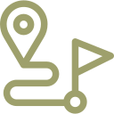 Icon Weg zum Ziel