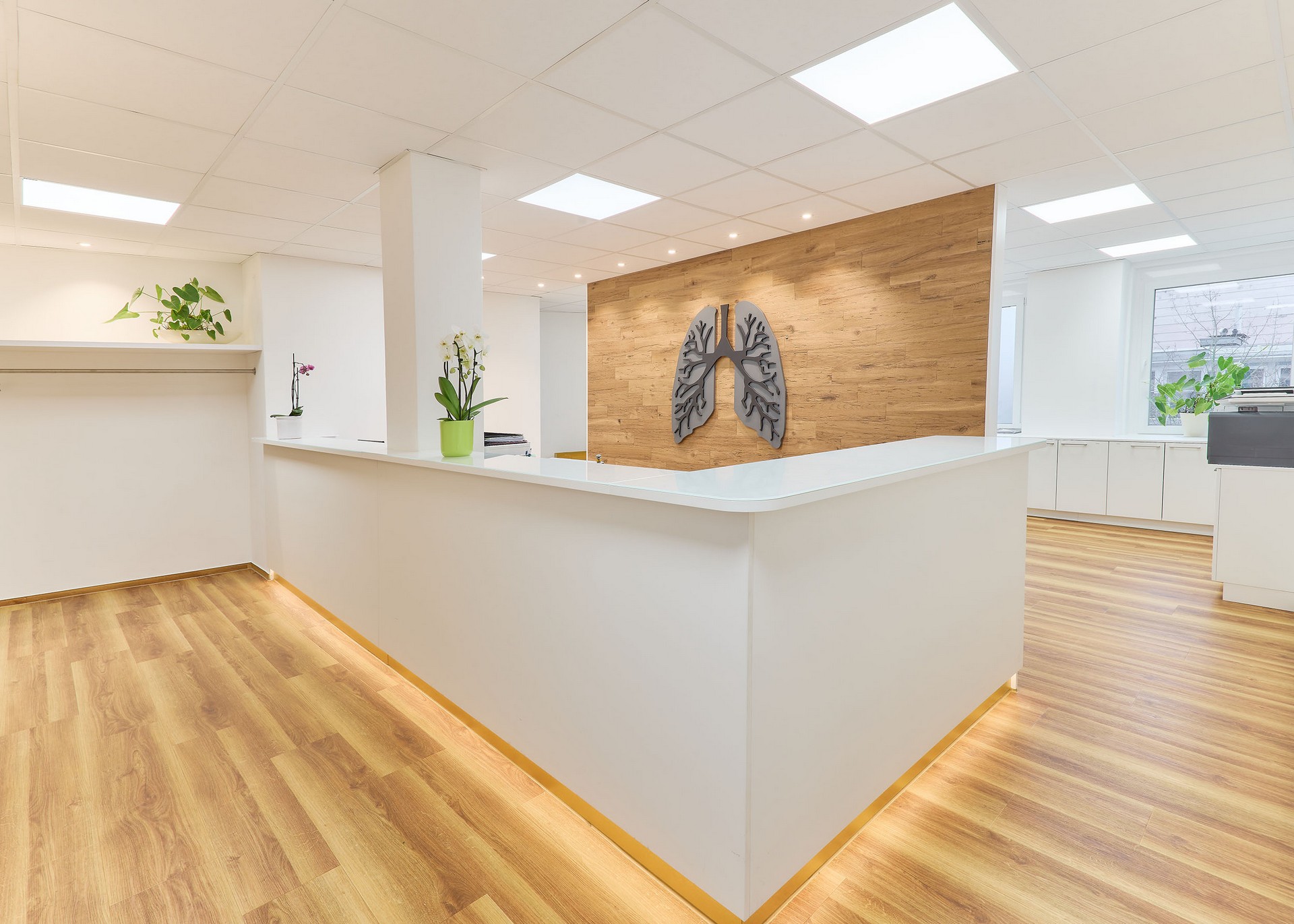 Praxisempfang der Lungenfacharztpraxis in Hamm